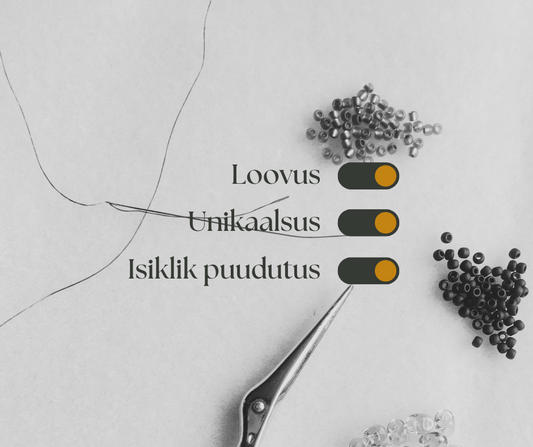 Miks teha käsitööehteid?