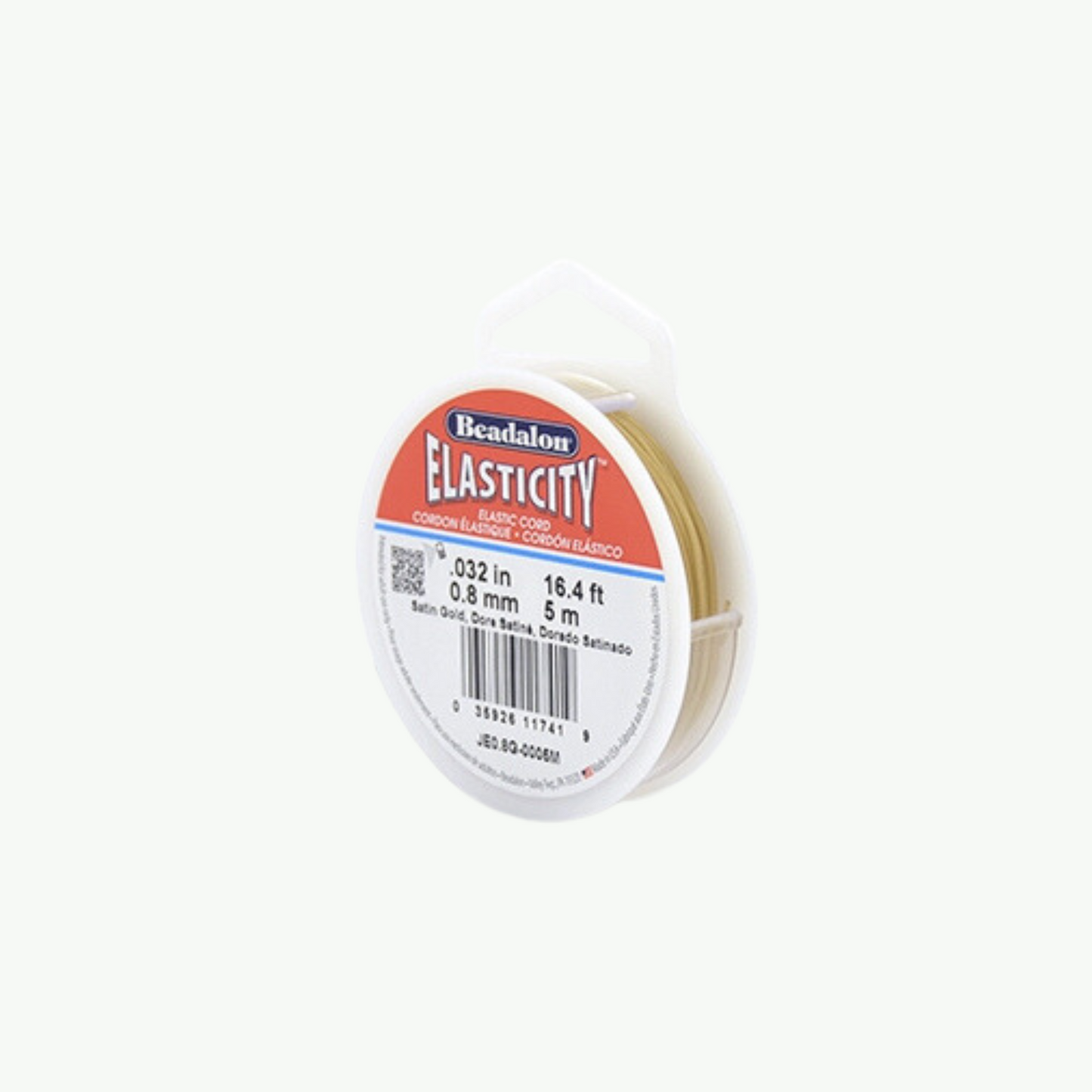 Beadalon kumminiit, 0,8mm