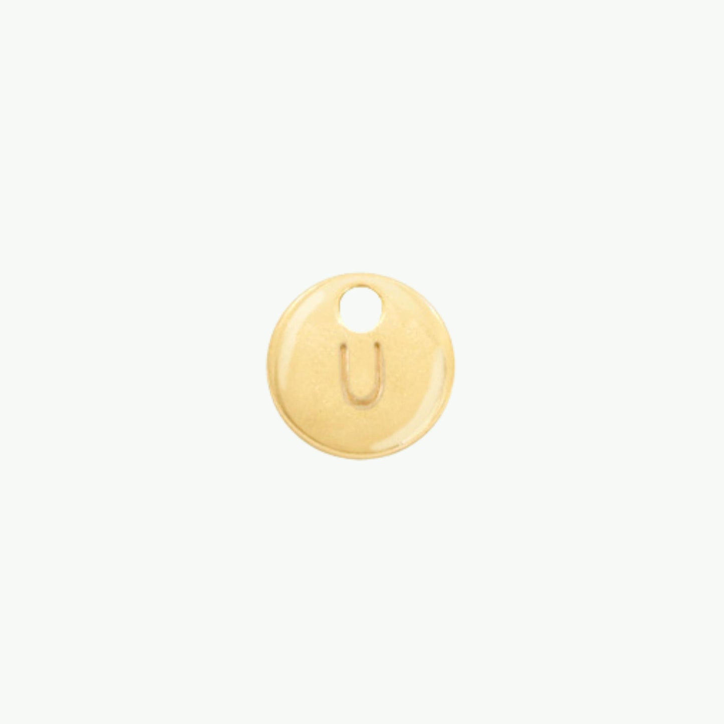 Metallist amulett, kuldne, 10mm, 1tk