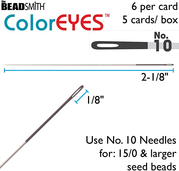 ColorEyes helmenõelad #10