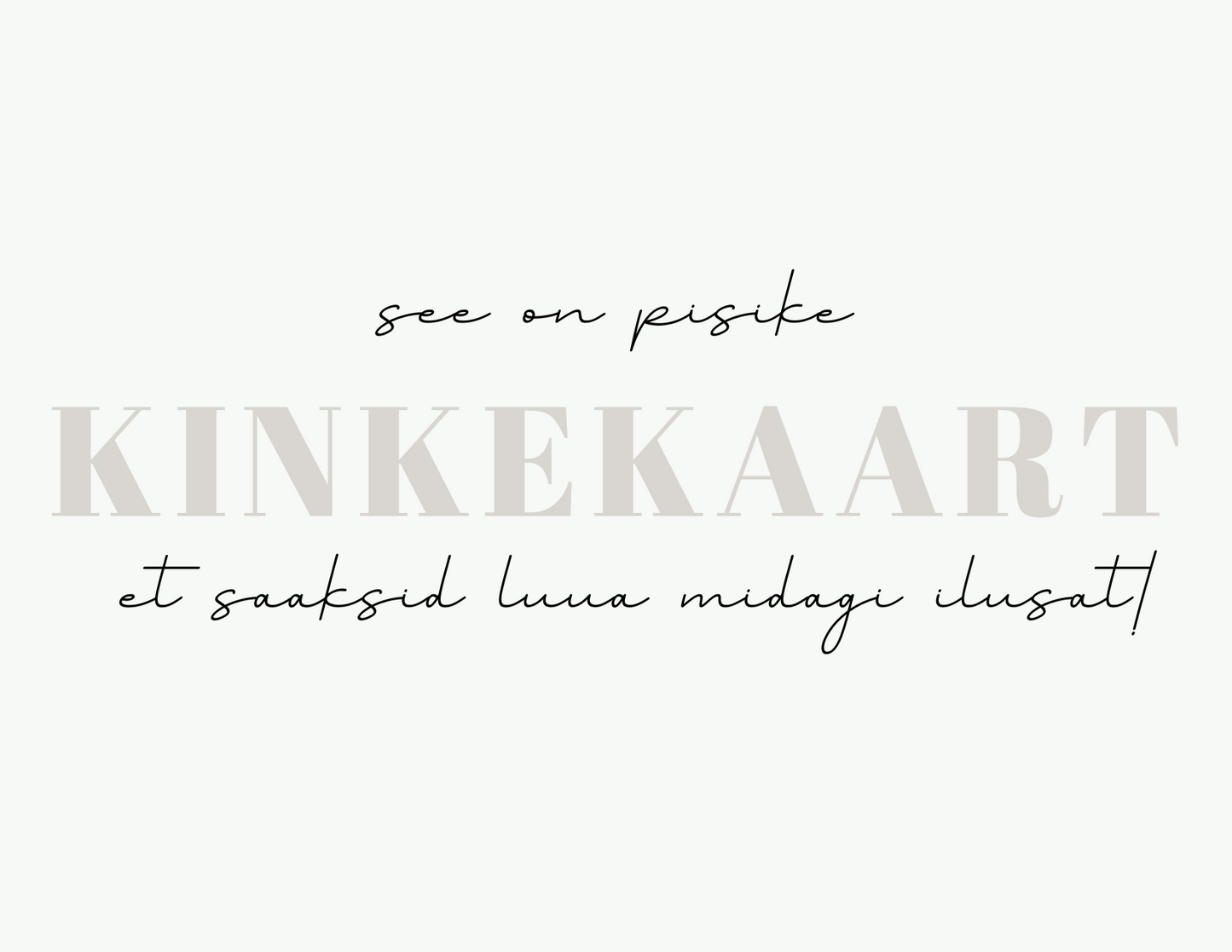 KINKEKAART